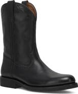 Frye Wyatt Pull On Leather Western Boot