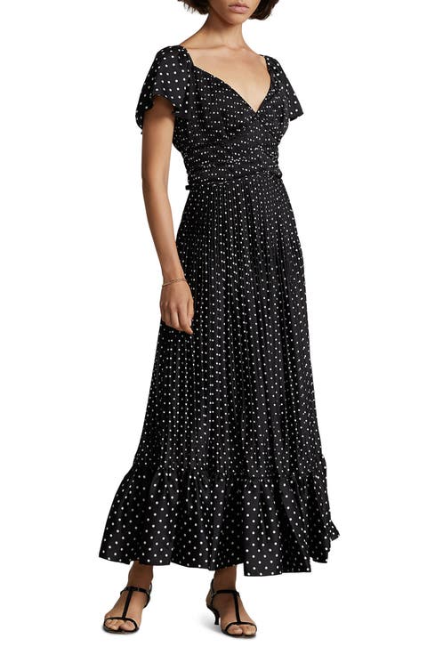 Shirred Maxi Dress