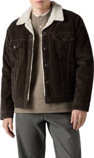Levi's Type 3 Faux Shearling Lined Corduroy Trucker Jacket