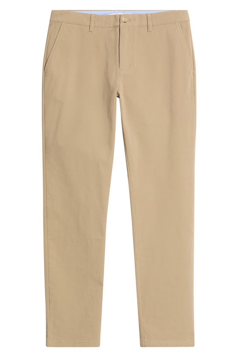 Slim Fit Washed Chino Pants, Alternate, color, TAN BURROW