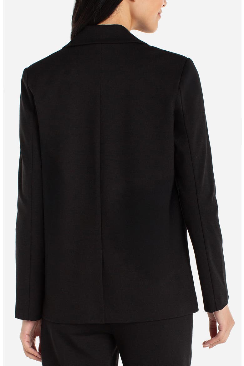 Button Sleeve Blazer, Alternate, color, BLACK