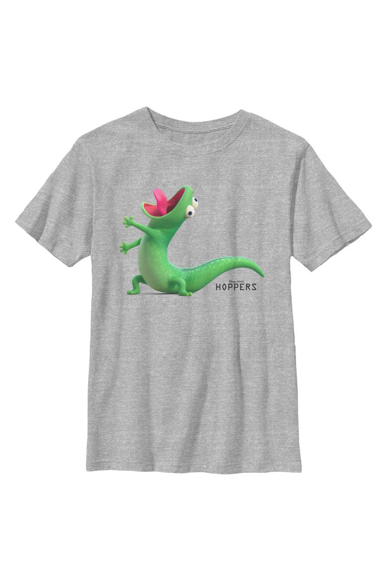 Boy's Hoppers Tom Lizard Celebration Pose  Graphic T-Shirt, Main, color, Sport Grey
