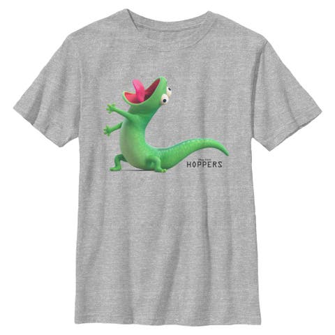 Boy's Hoppers Tom Lizard Celebration Pose  Graphic T-Shirt