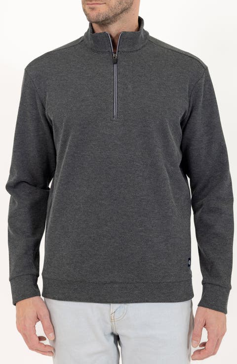 Casual Quarter Zip Pullover Sweater
