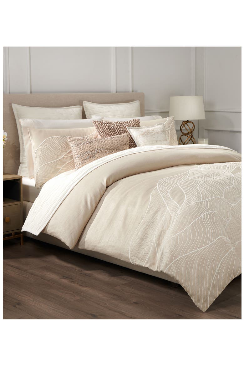 Dune Embroidered Sham, Alternate, color, TAUPE