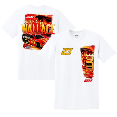 Men's 23XI Racing White Bubba Wallace McDonald's Car T-Shirt