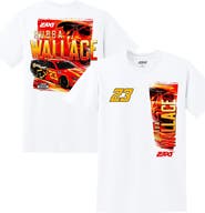 23XI Racing Men's 23XI Racing White Bubba Wallace McDonald's Car T-Shirt