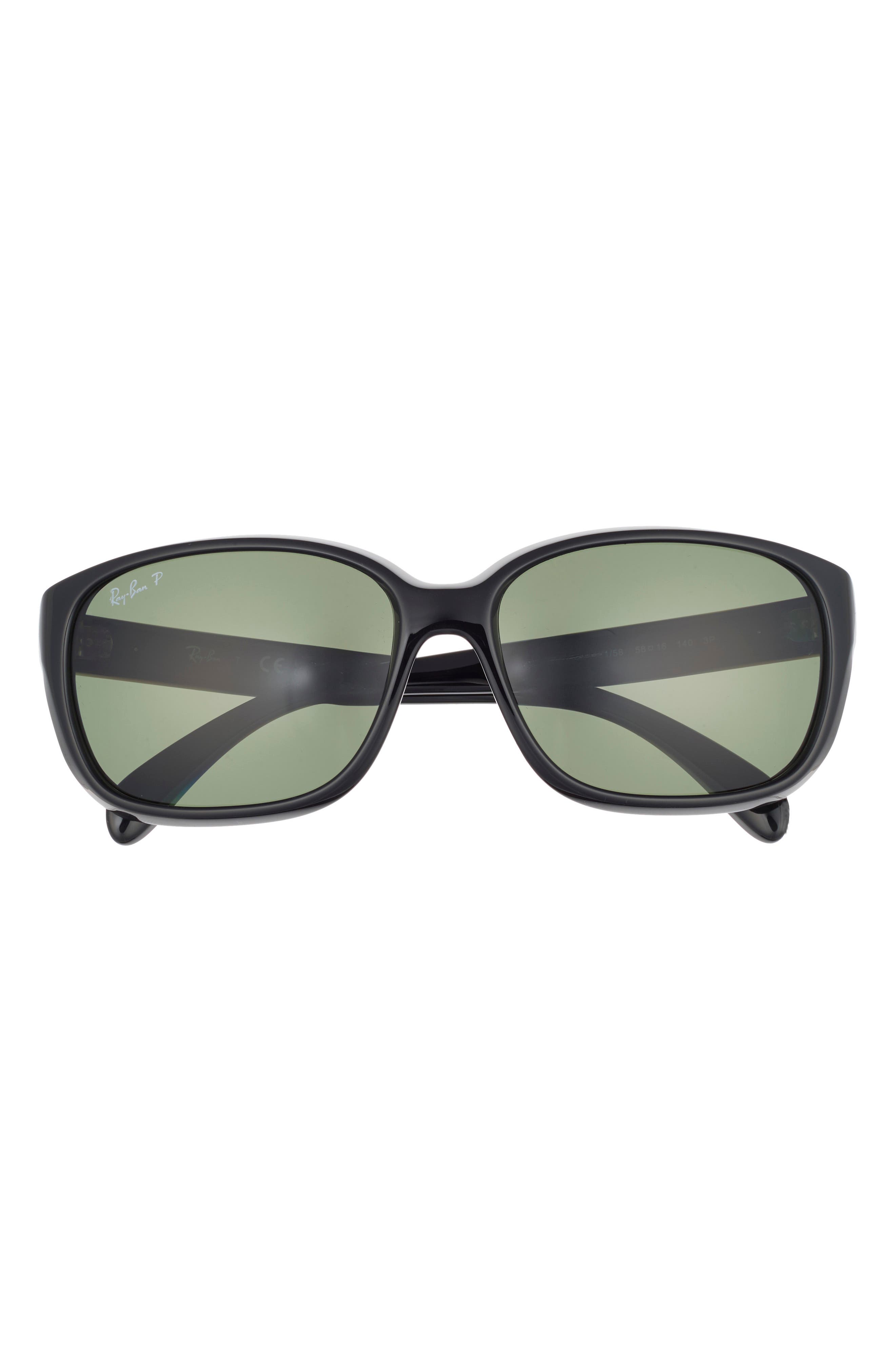 Ray-Ban 58mm Polarized Gradient Square Sunglasses