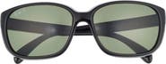 Ray-Ban 58mm Polarized Gradient Square Sunglasses