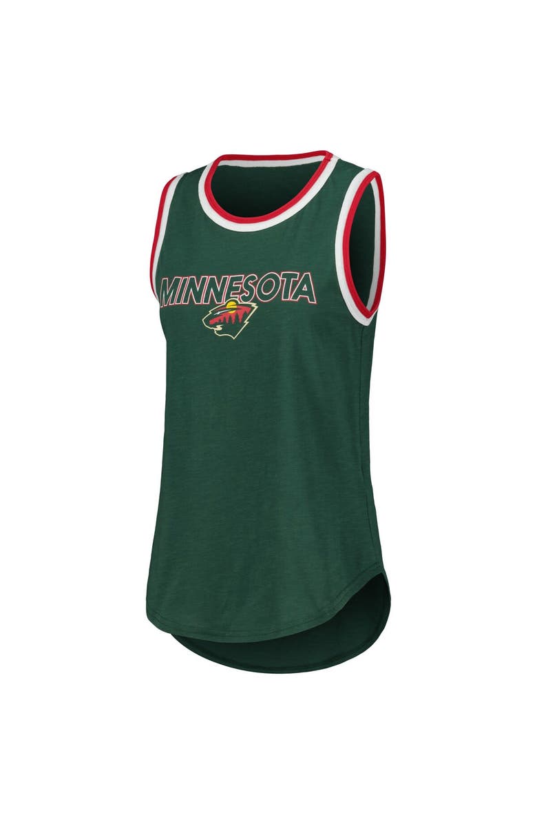 G-III 4HER BY CARL BANKS Women's G-III 4Her by Carl Banks Green Minnesota Wild Strategy Tank Top, Alternate, color, Green
