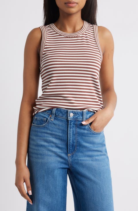 Women's Sleeveless Striped Tops | Nordstrom