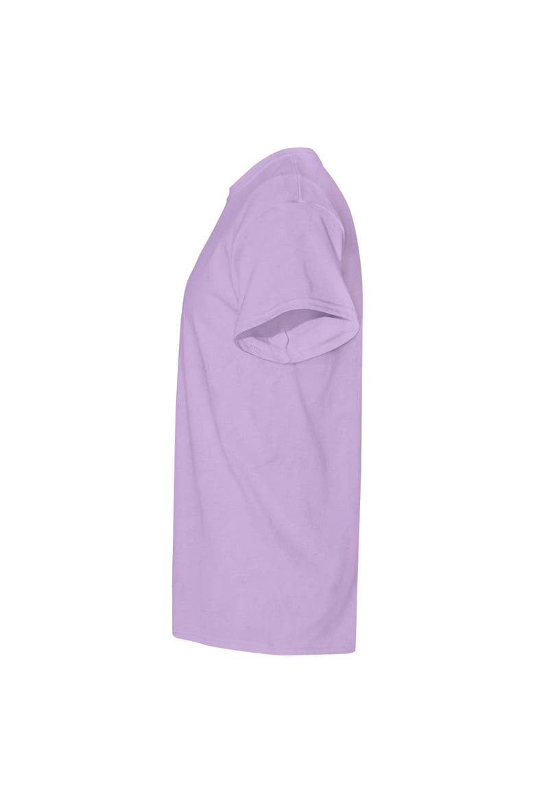 Men's Retro Fitness Poses T-Shirt, Alternate, color, Orchid