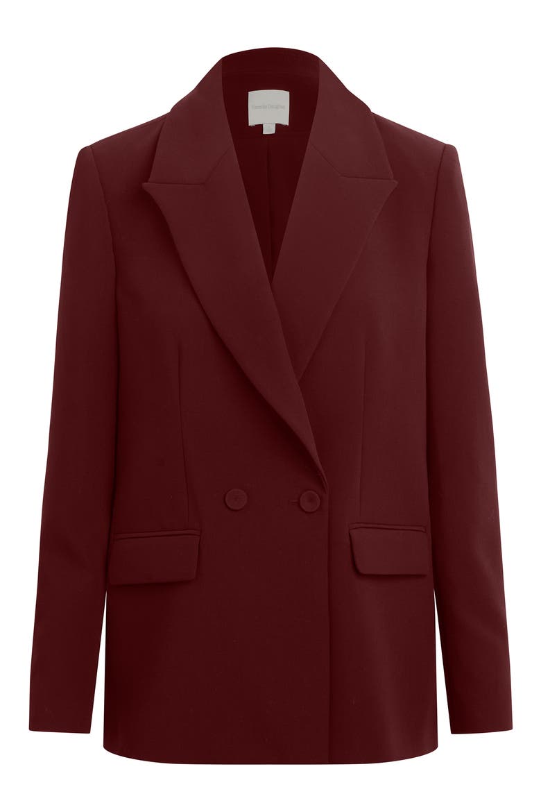 The Suits You Blazer, Alternate, color, VINO