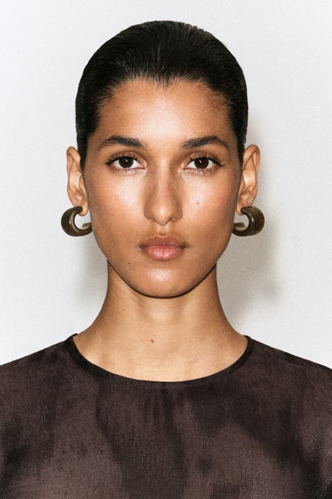 Rippled Hoop Earrings