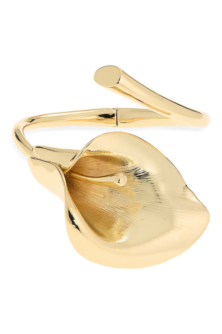 Calla Lily Bracelet, Main, color, GOLD