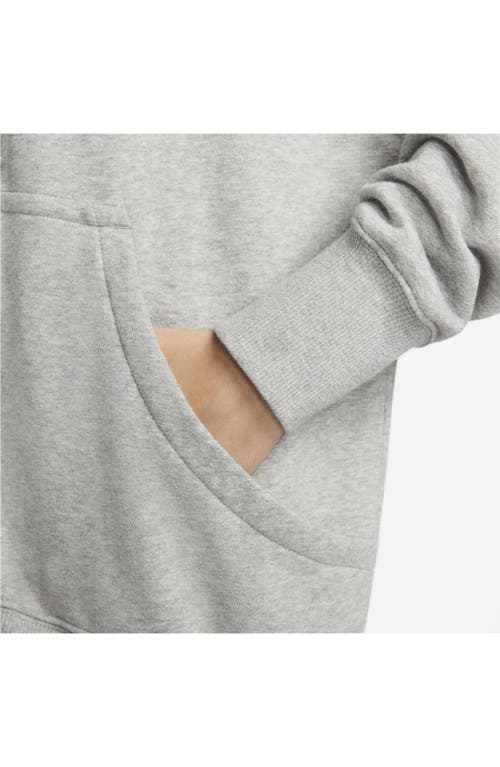 Nike Sportswear Phoenix Fleece Full Zip Hoodie In Gray