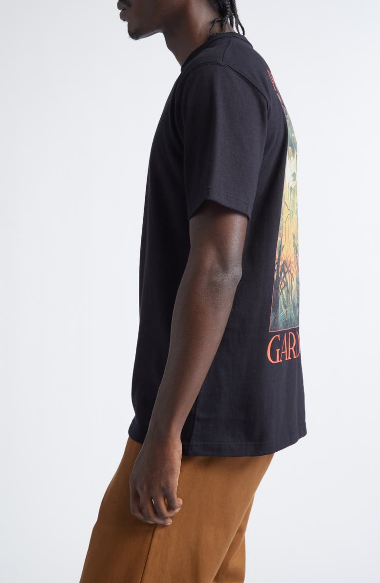 ENDLESS JOY Pleasure Garden Heavyweight Organic Cotton Graphic T-Shirt, Alternate, color, 