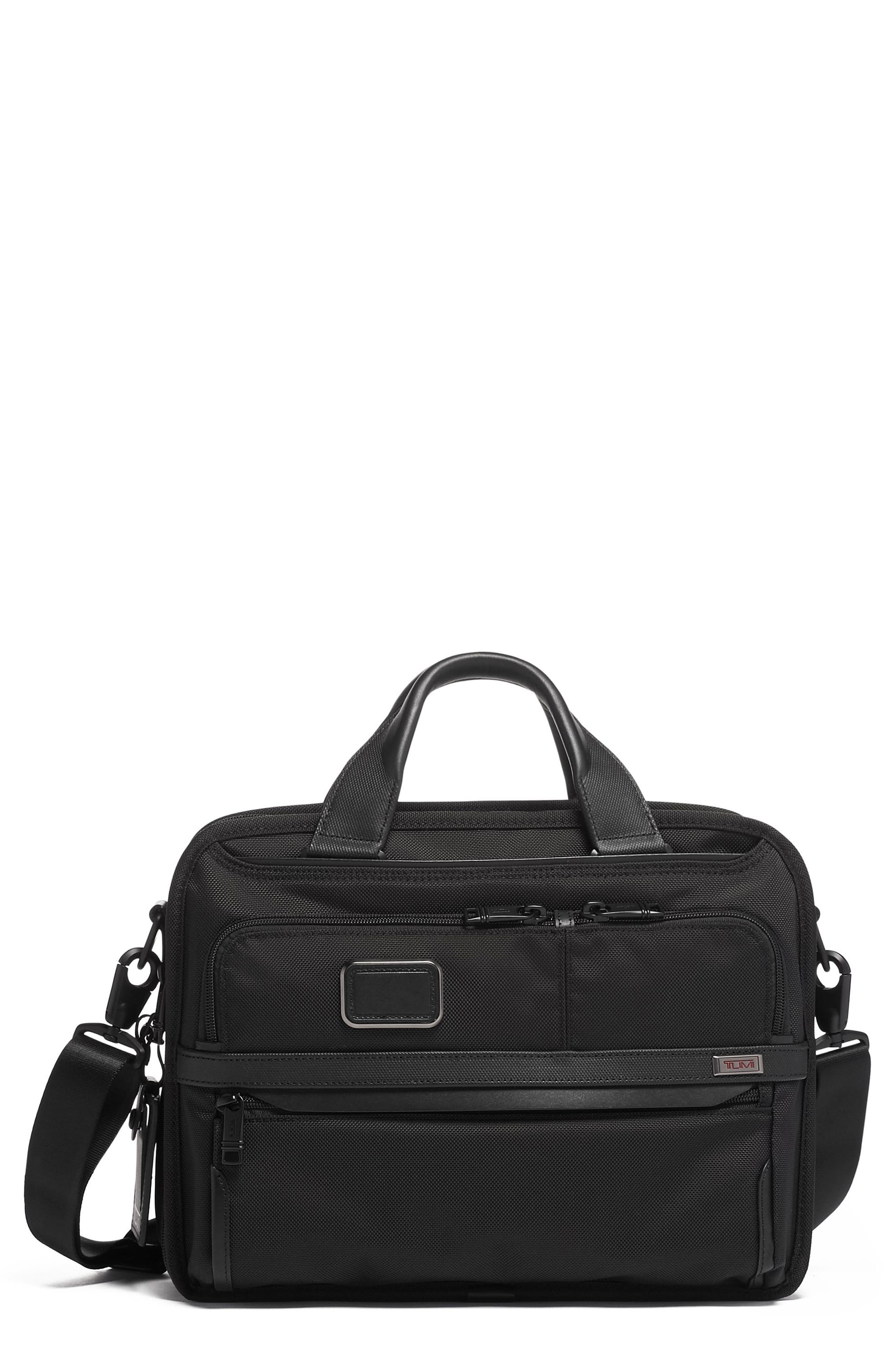 TUMI Alpha 3 Small Screen Expandable Laptop Briefcase, Main, color, 