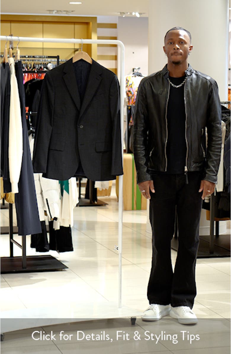 Slim Fit Virgin Wool Suit Blazer, sales video thumbnail