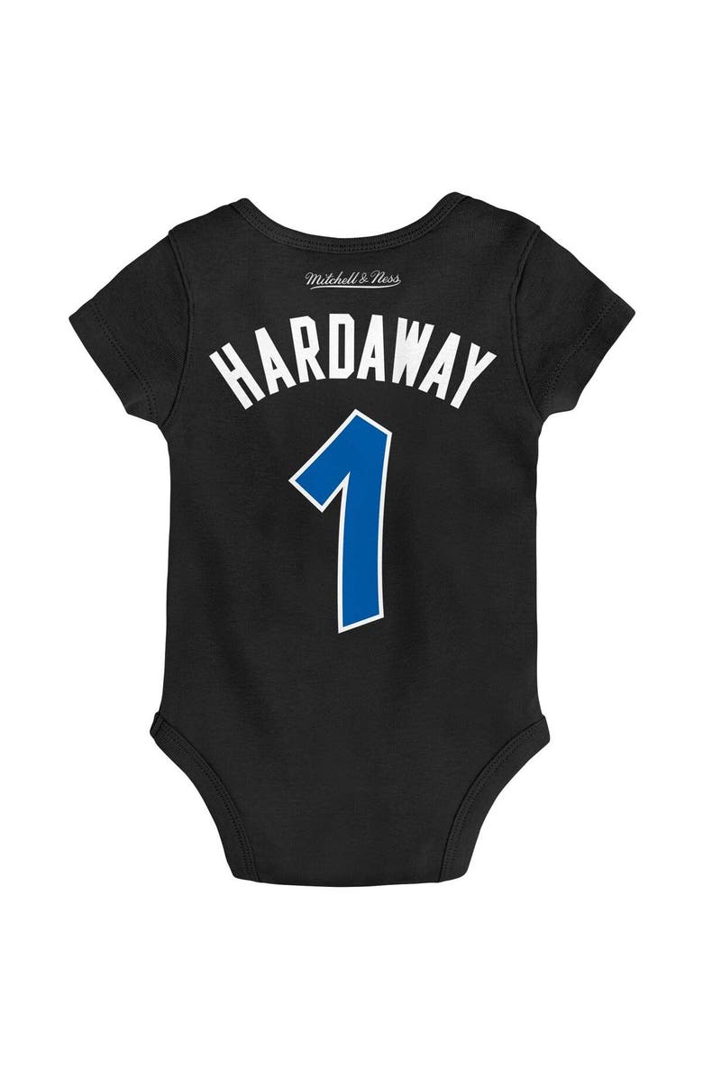 Mitchell & Ness Infant Mitchell & Ness Penny Hardaway Black Orlando Magic Hardwood Classics Name & Number Bodysuit, Alternate, color, 