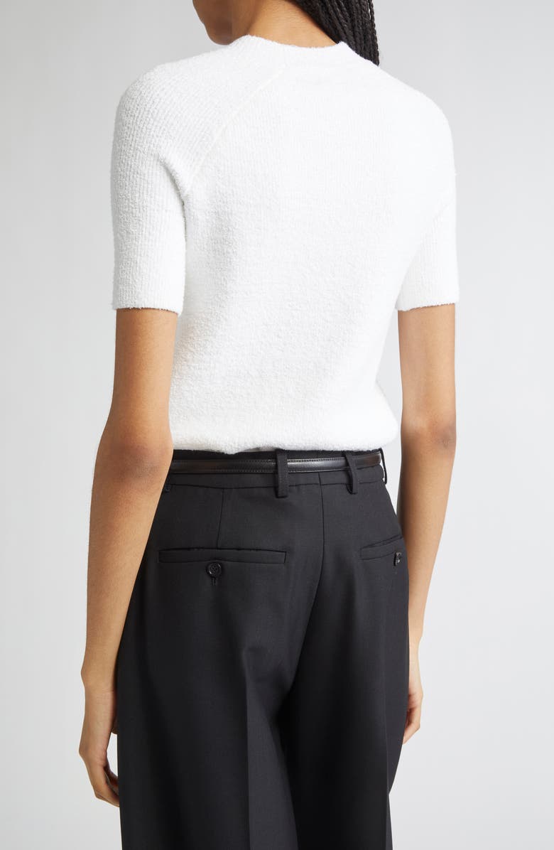 TOTEME Raglan Sleeve Sweater, Alternate, color, White