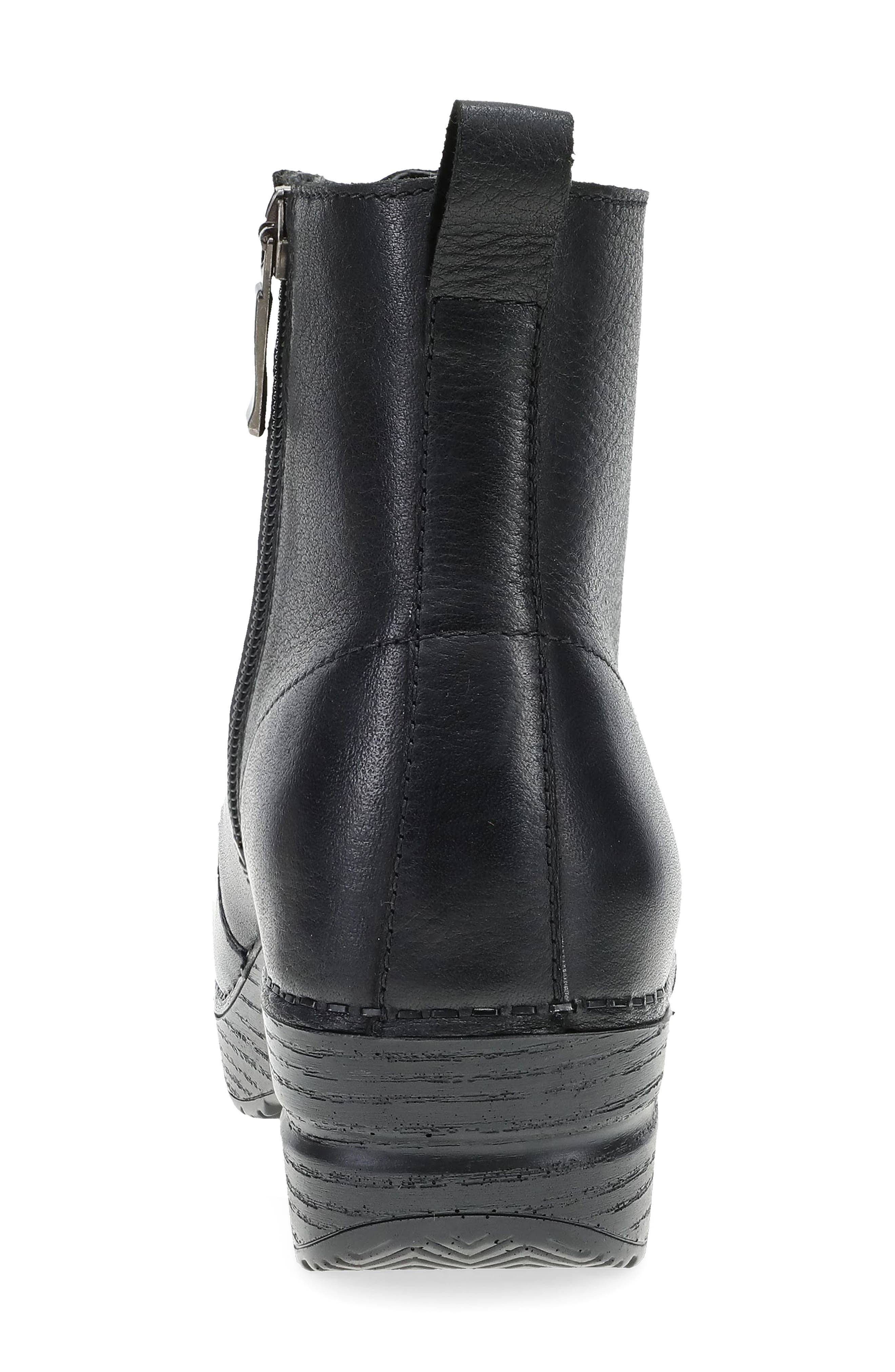 Dansko Sigourney Combat Boot, Alternate, color, Black