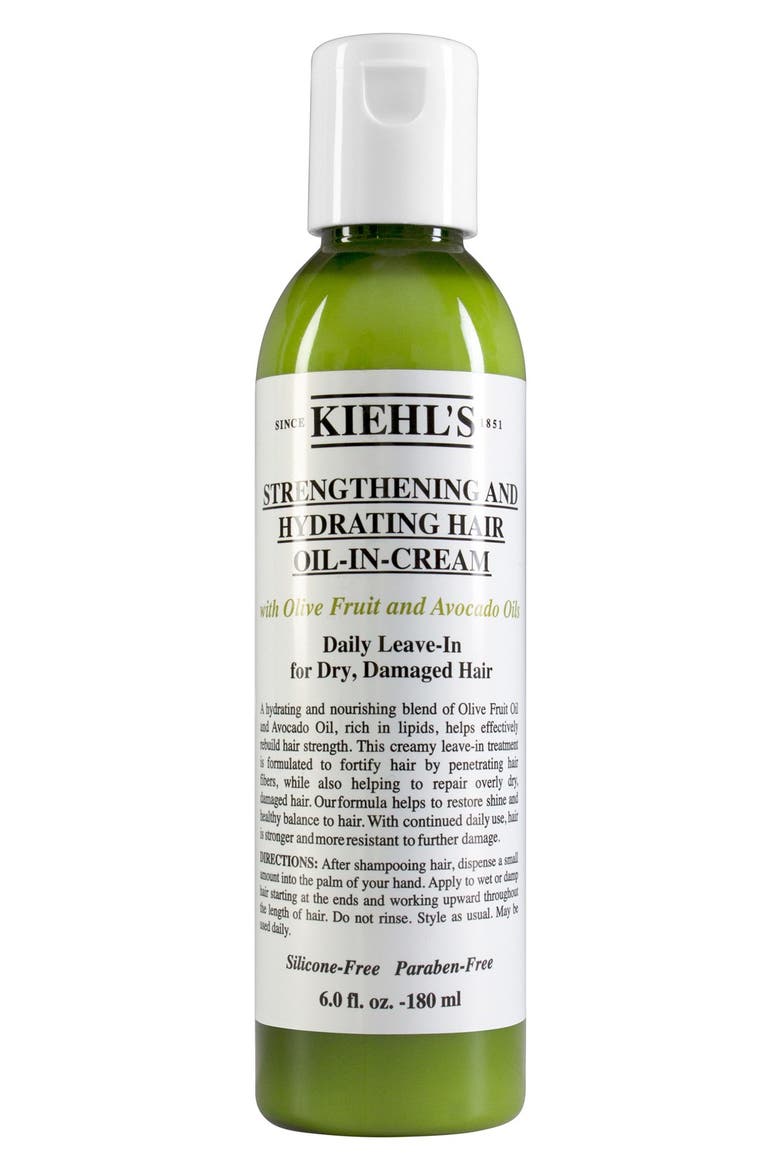 Olive Fruit Oil Strengthening and Hydrating Hair Oil-In-Cream, Main, color, NO COLOR