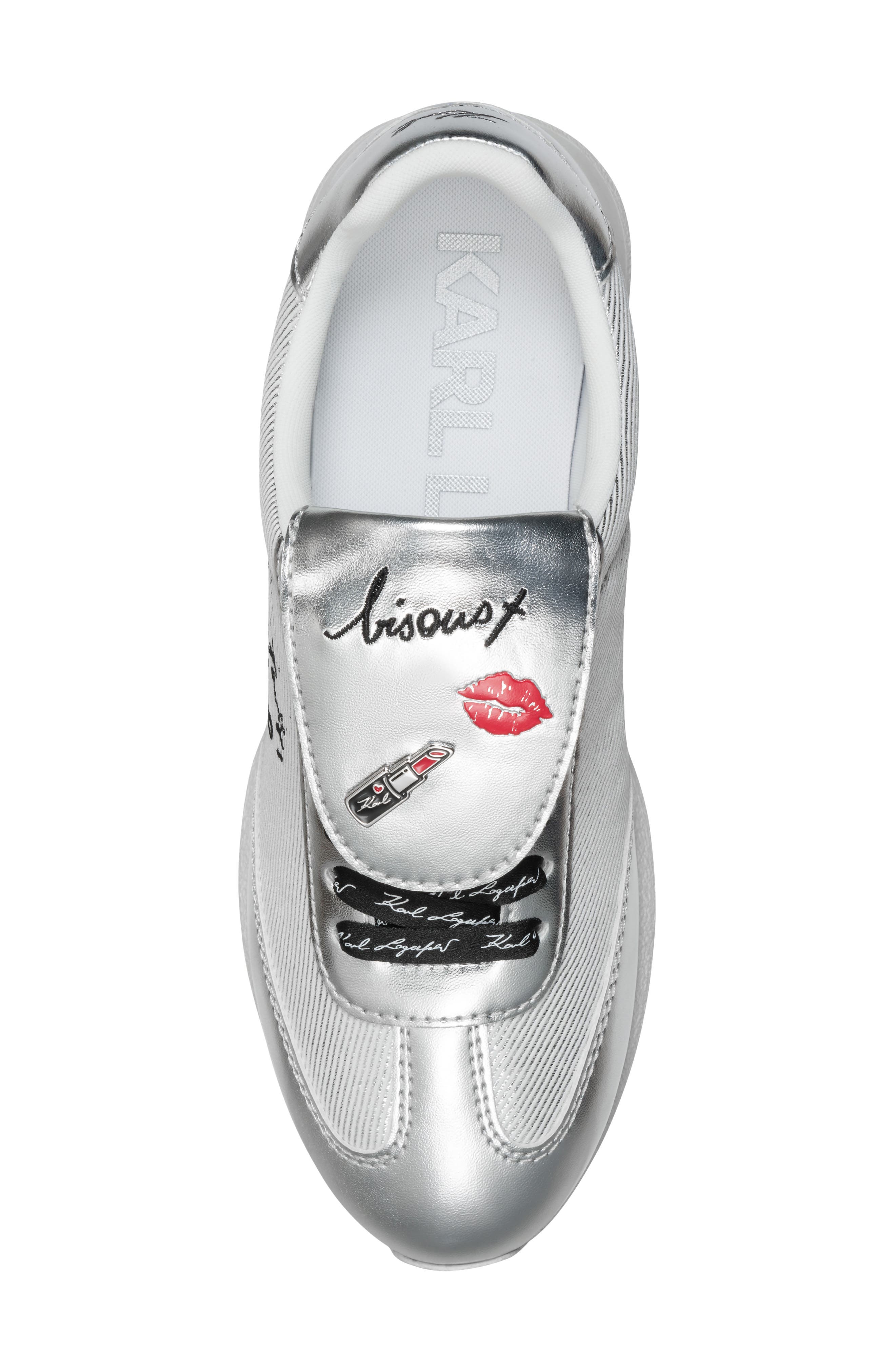 Midwood Sneaker, Alternate, color, SILVER