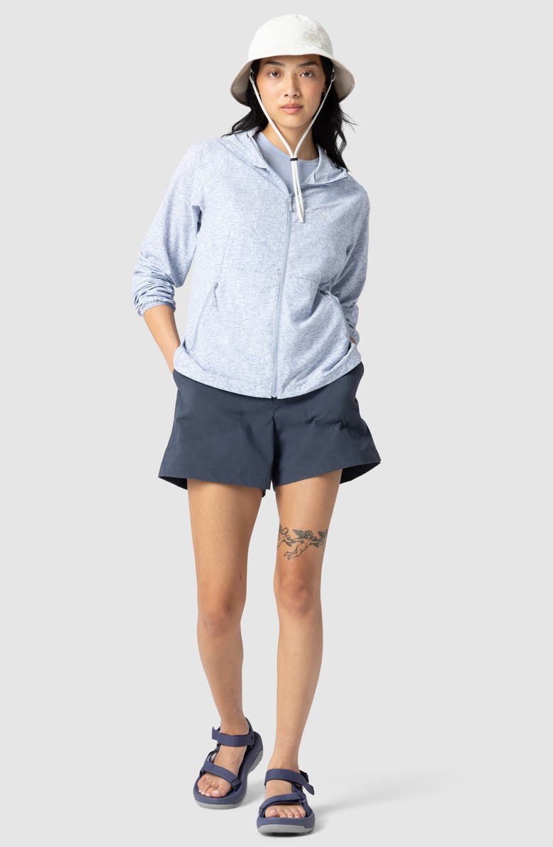 Outdoor Research Astroman Sun Full Zip Hoodie, Alternate, color, Titanium Tamarack Print