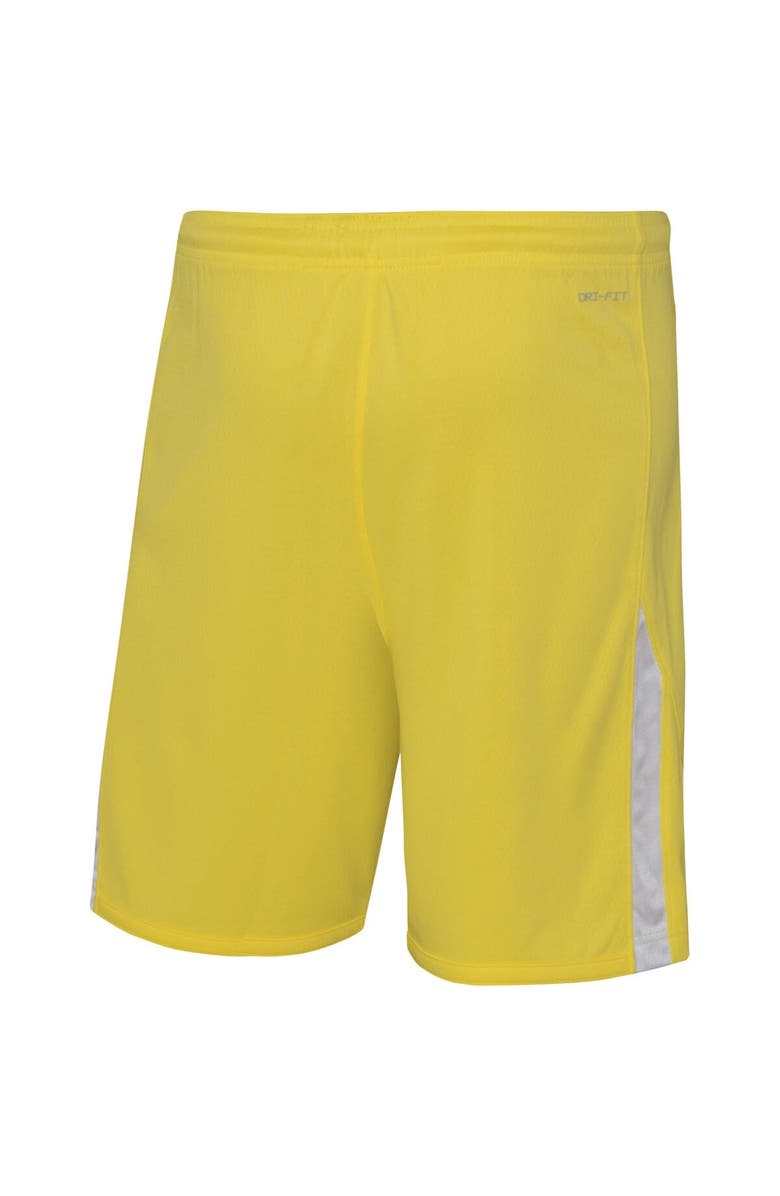 Nike Youth Nike Gold Utah Jazz Icon Edition Mesh Performance Swingman Shorts, Alternate, color, Gold