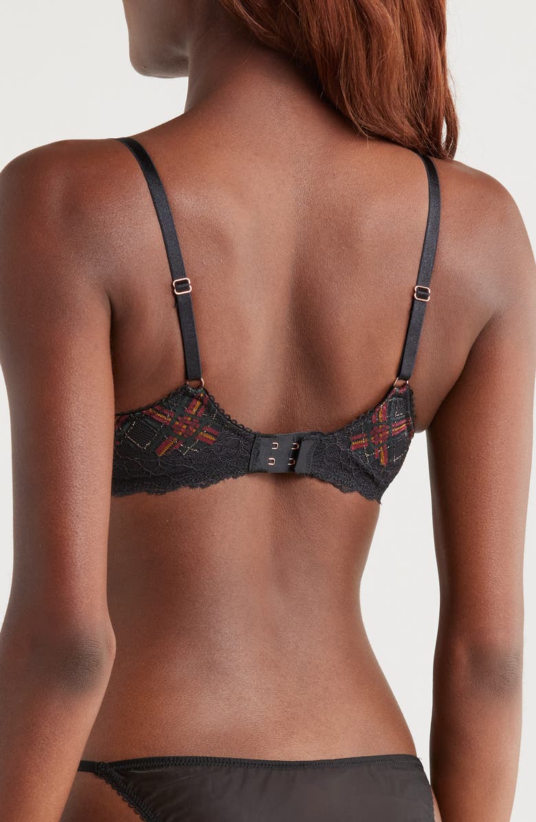 SAVAGE X FENTY Sparkle Prep Unlined Balconette Bra, Alternate, color, 