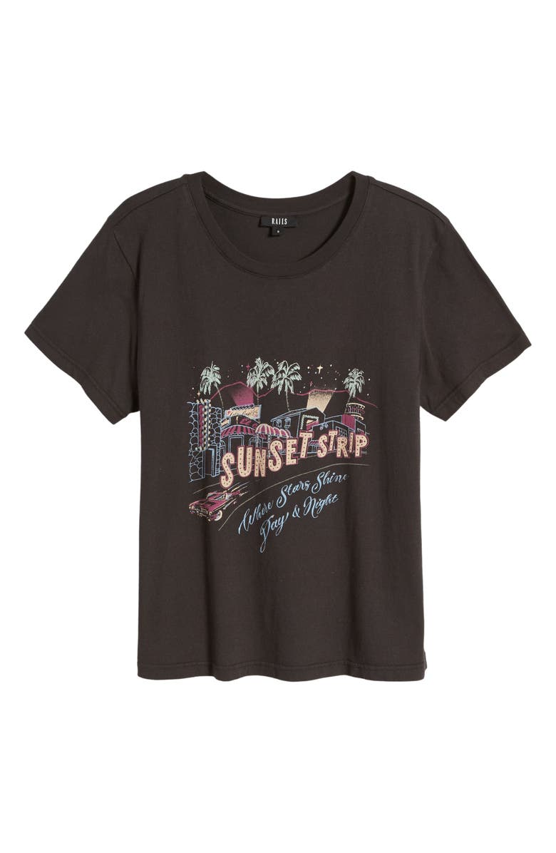 Rails The Classic Sunset Strip Graphic T-Shirt, Alternate, color,