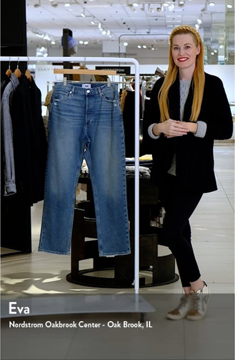 Sawyer High Waist Straight Leg Jeans, sales video thumbnail