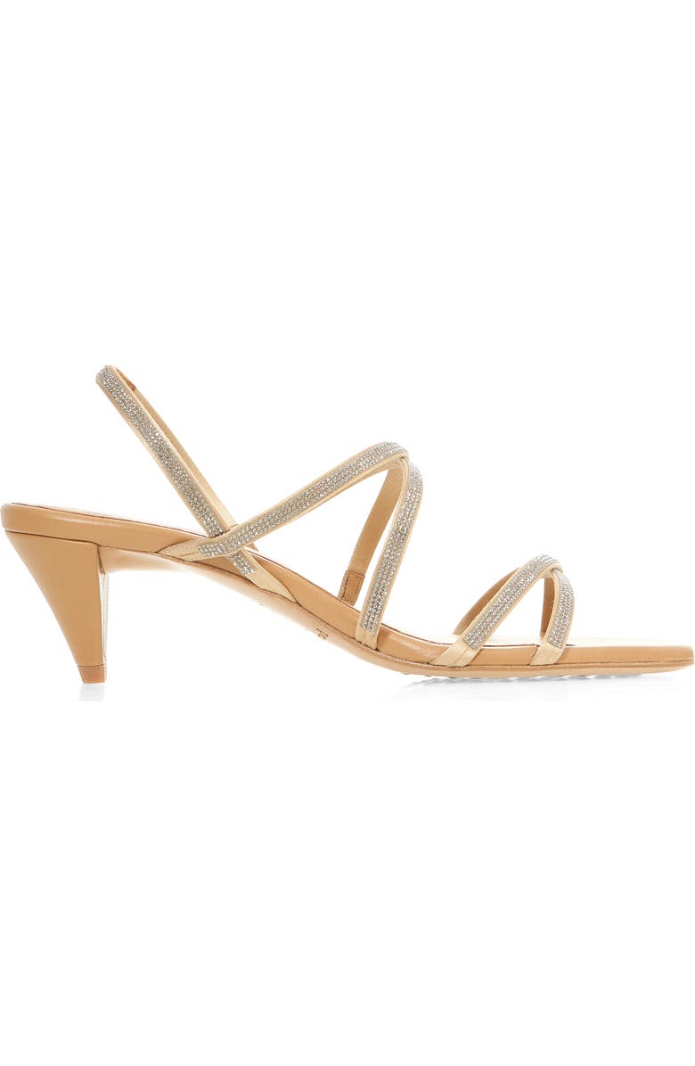 Pedro Garcia Aday Slingback Sandal, Alternate, color, Brulee Satin