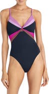 Robin Piccone Billie Knotted One-Piece Swimsuit