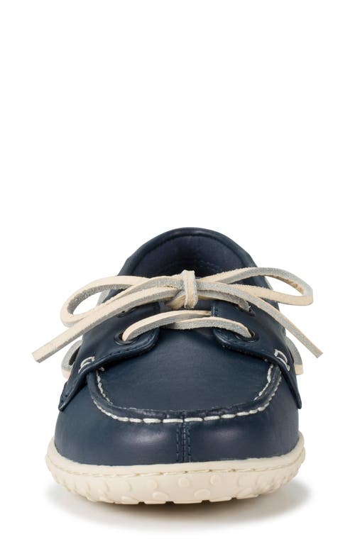 Baretraps Women's Origins Beverlie Slip-on Boat Shoes In Navy Leather