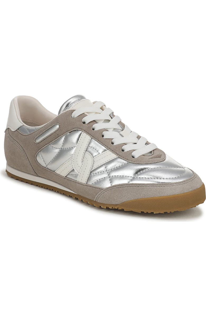 Veronica Beard Natalia Sneaker, Main, color, Silver/ Grey Suede