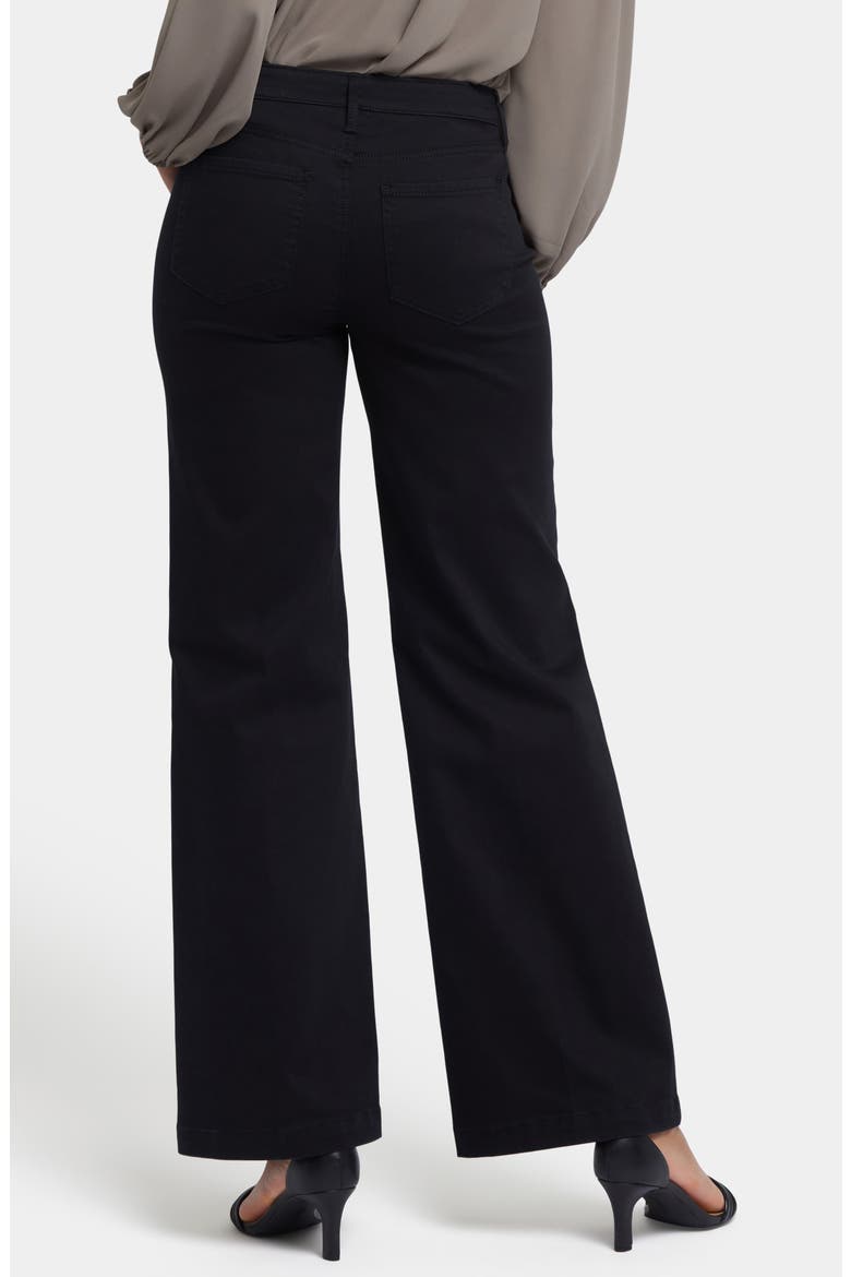 Teresa Wide Leg Jeans, Alternate, color, BLACK