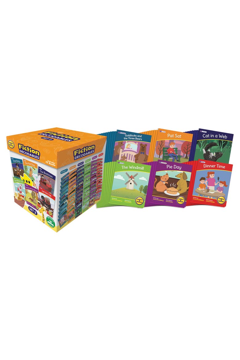 Letters & Sound Set 2 Fiction Educational Learning Boxed Set, Main, color, Multicolored