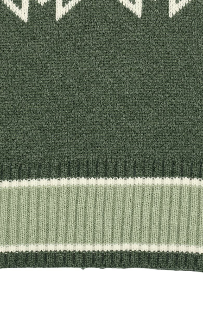 Hunter Fair Isle Intarsia Scarf, Alternate, color, 