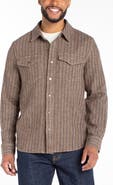 Liverpool Los Angeles Stripe Cotton & Linen Overshirt