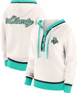 WEAR by Erin Andrews Women's WEAR by Erin Andrews  Cream New York Liberty Hooded Sweater
