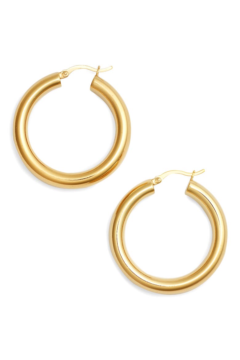 Hoop Earrings, Main, color, GOLD