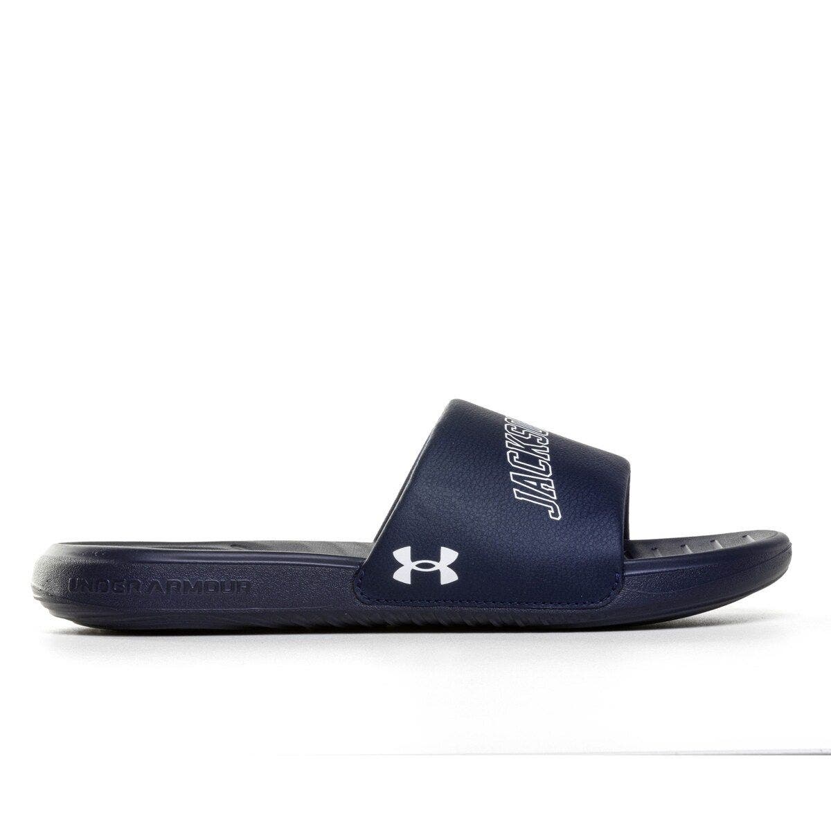 Under Armour Men's Under Armour Jackson State Tigers Ansa Slide Sandals, Alternate, color, 