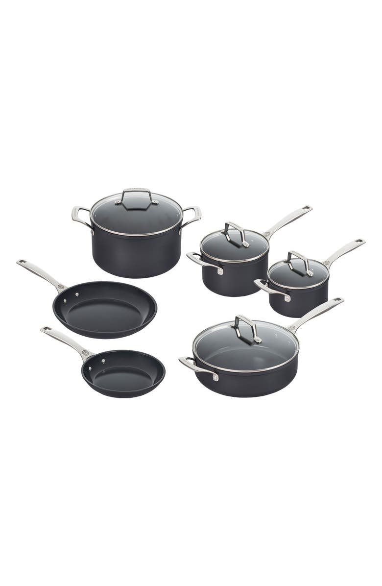 Le Creuset 10-Piece Nonstick Ceramic Cookware Set, Main, color, Ceramic