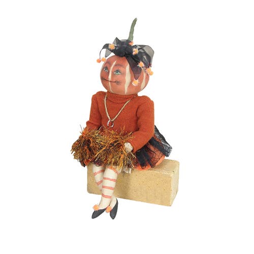 Gallerie Ii Lucille Joe Spencer Gathered Traditions Halloween Art Doll Figure In Multi