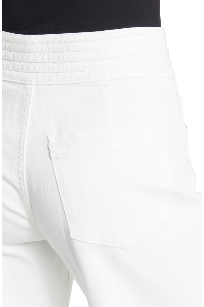 Paneled High Waist Wide Leg Jeans, Alternate, color, BLANC