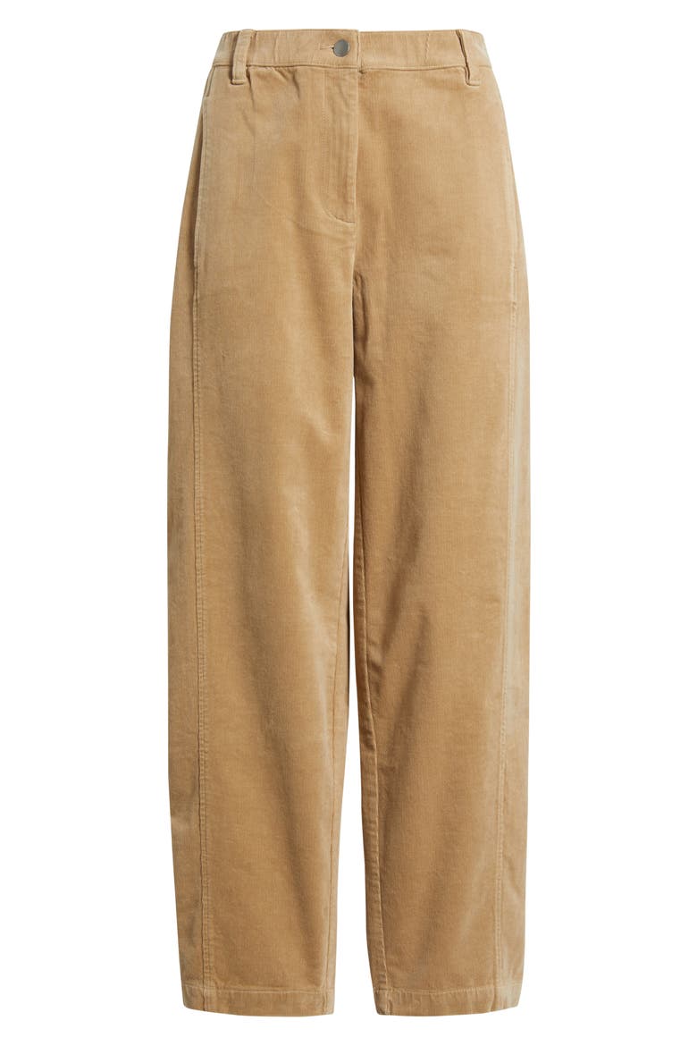 Ankle Lantern Corduroy Pants, Alternate, color, BISCUIT