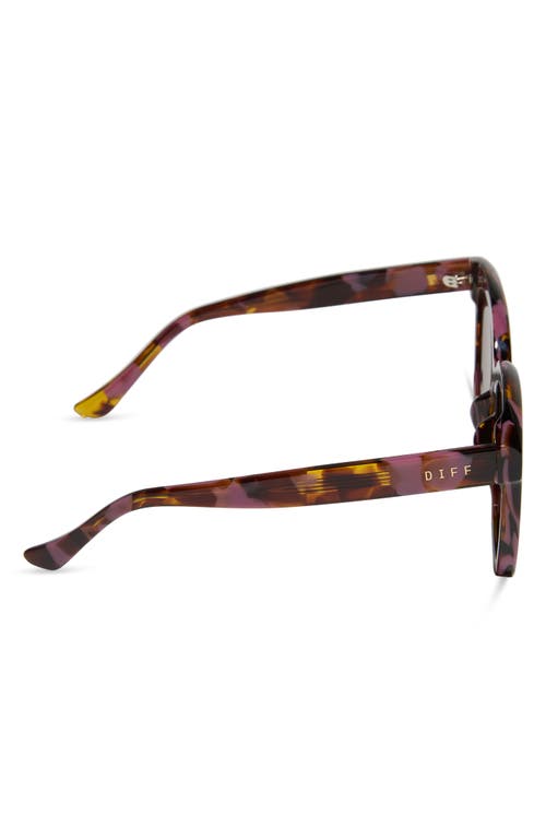 Diff Meredith 54mm Square Sunglasses In Brown