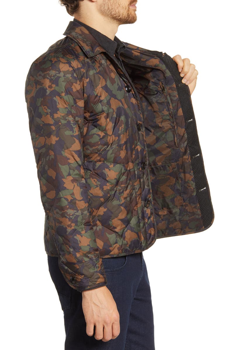 Billy Reid Camellia Packable Down Shirt Jacket, Alternate, color, 